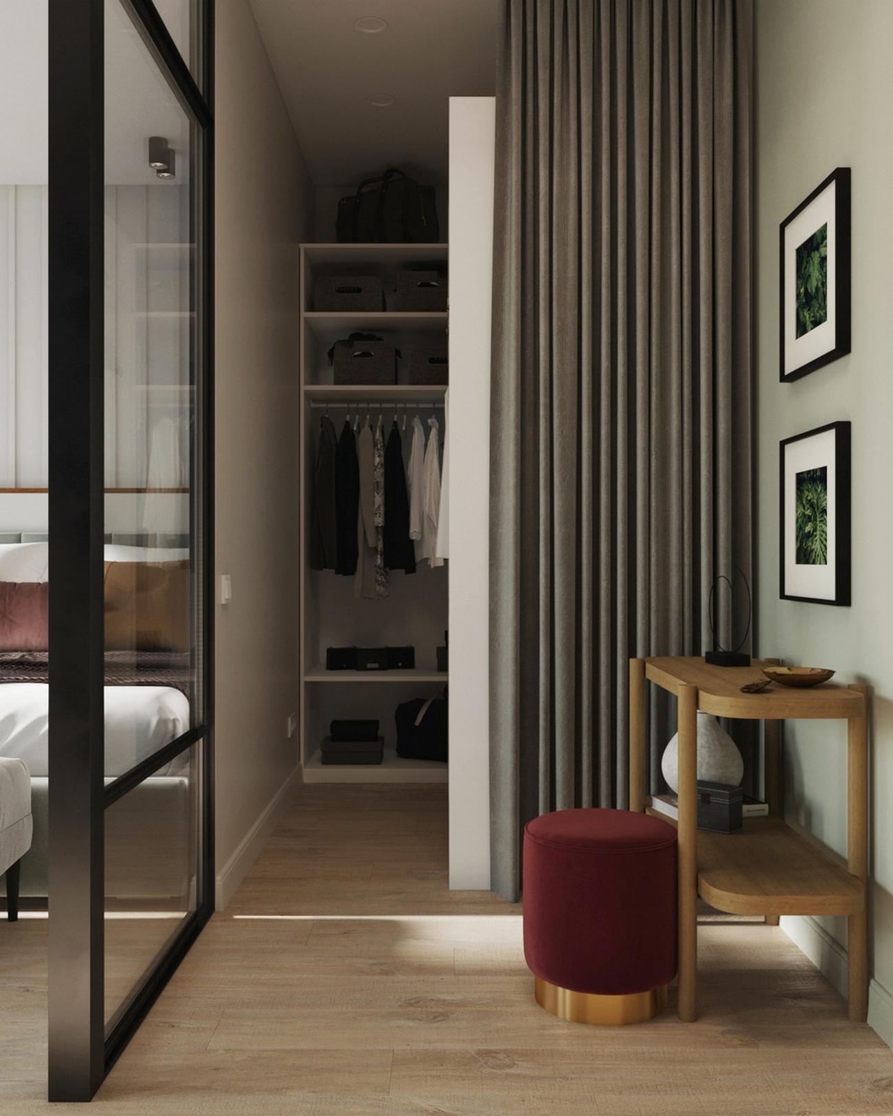 Nappali nélkül is kényelmes a fiatal nő új, természetesre hangolt otthona