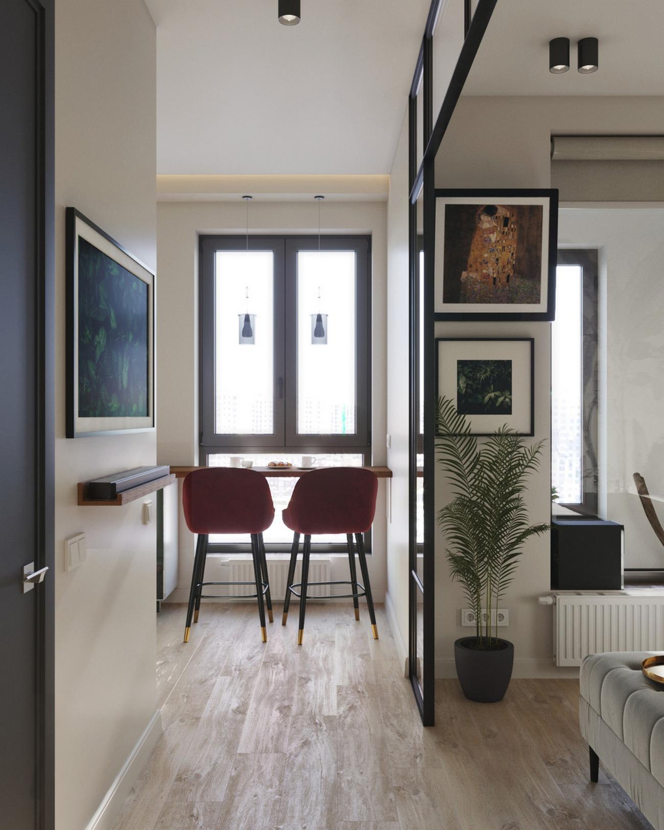 Nappali nélkül is kényelmes a fiatal nő új, természetesre hangolt otthona