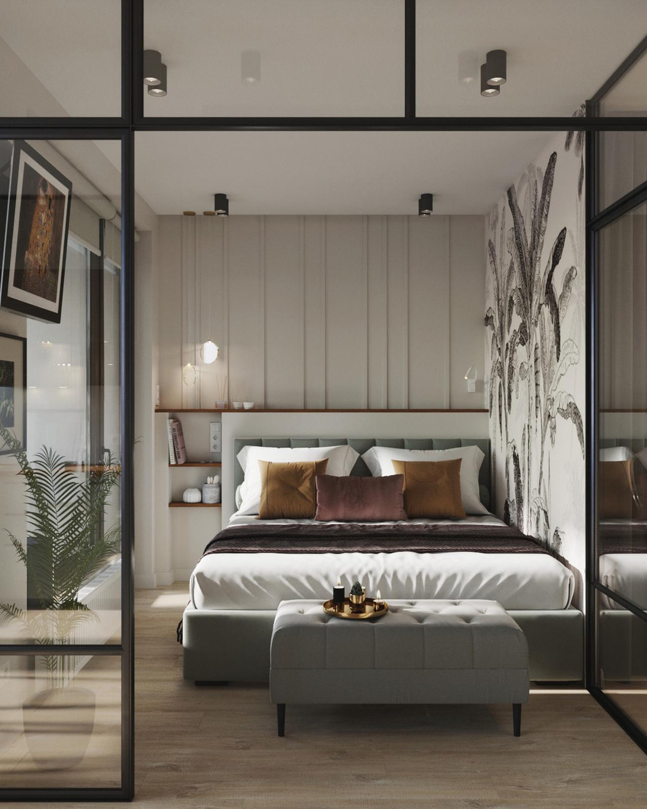 Nappali nélkül is kényelmes a fiatal nő új, természetesre hangolt otthona