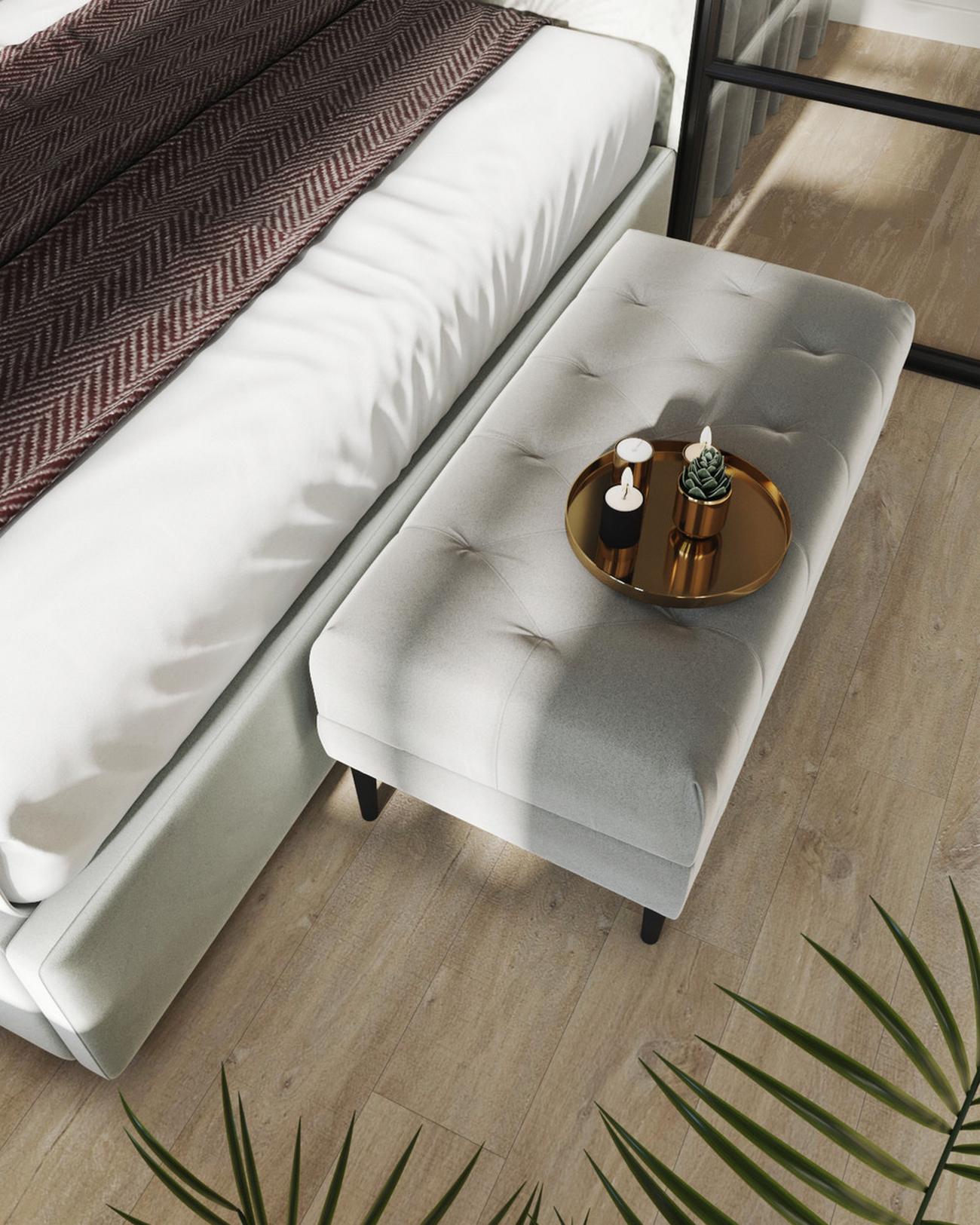 Nappali nélkül is kényelmes a fiatal nő új, természetesre hangolt otthona