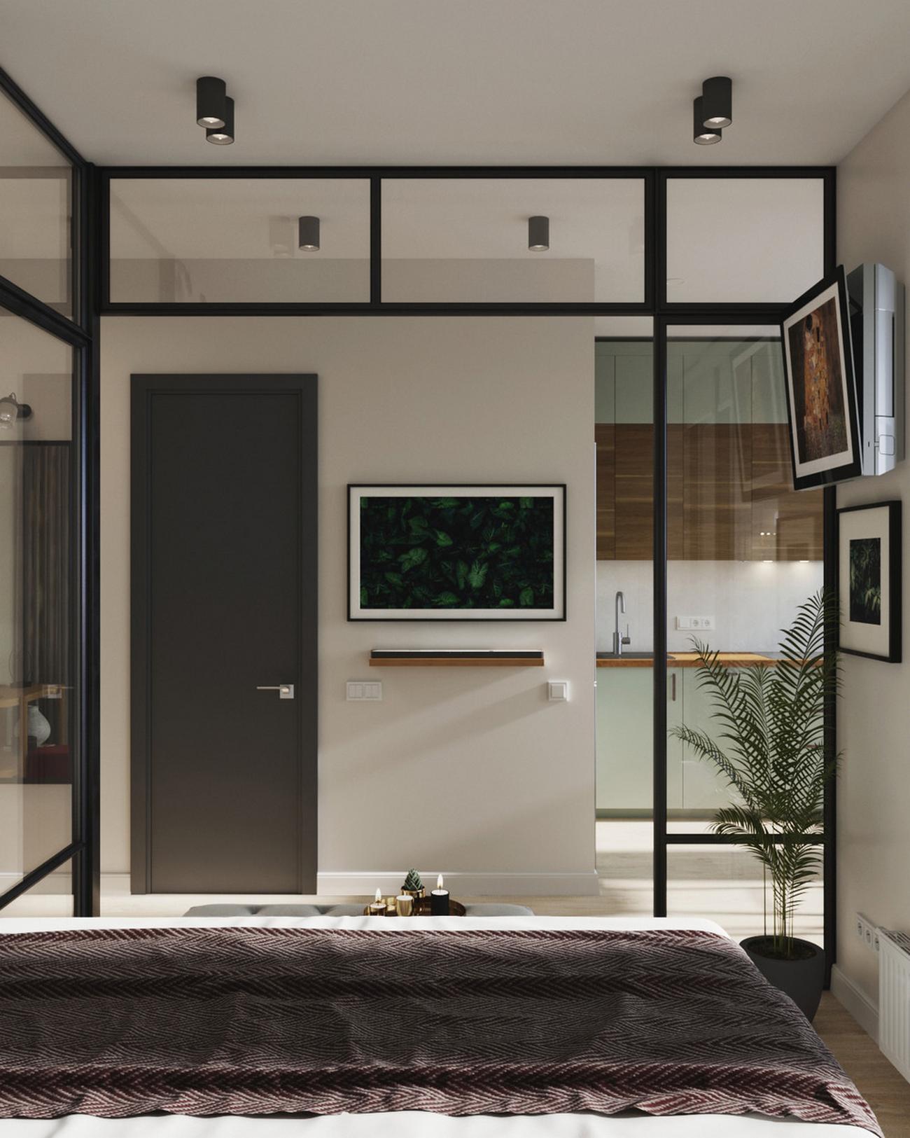 Nappali nélkül is kényelmes a fiatal nő új, természetesre hangolt otthona