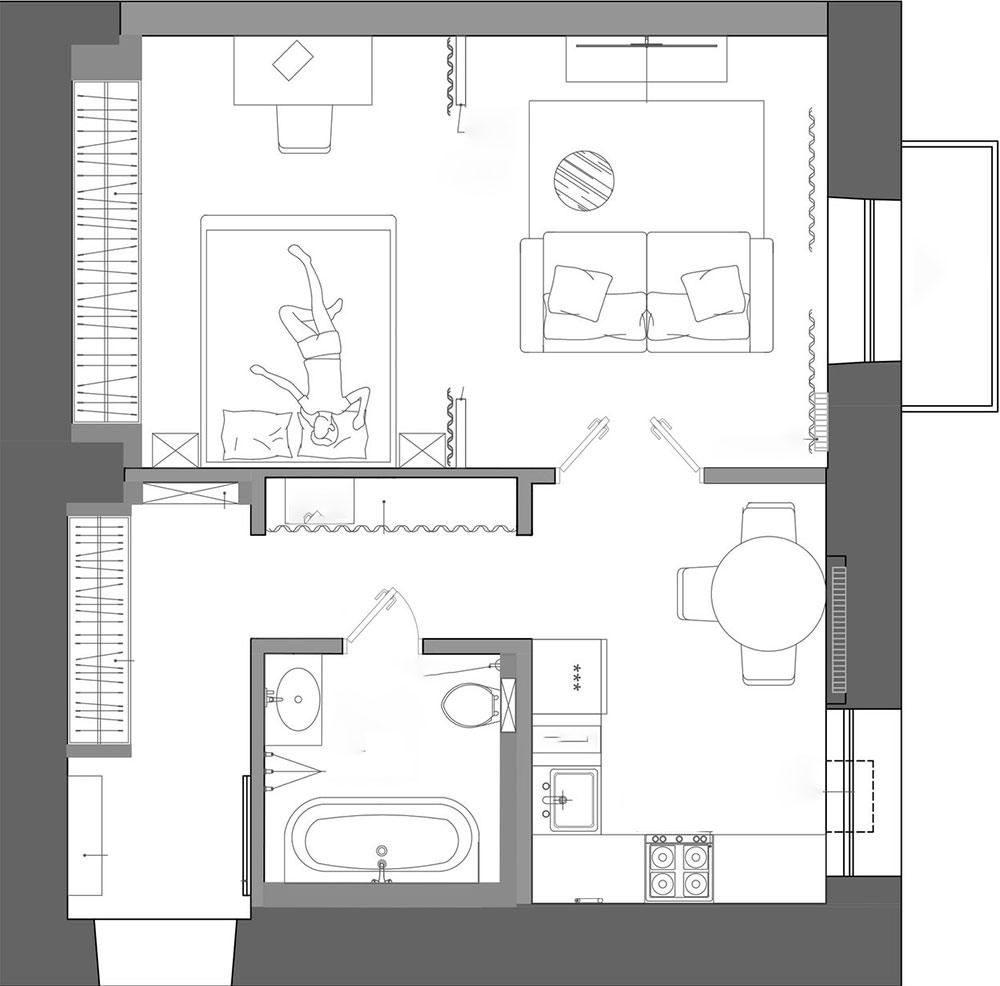 Ne legyen modern minimál - kérte az 50m2-es lakás tulajdonosa