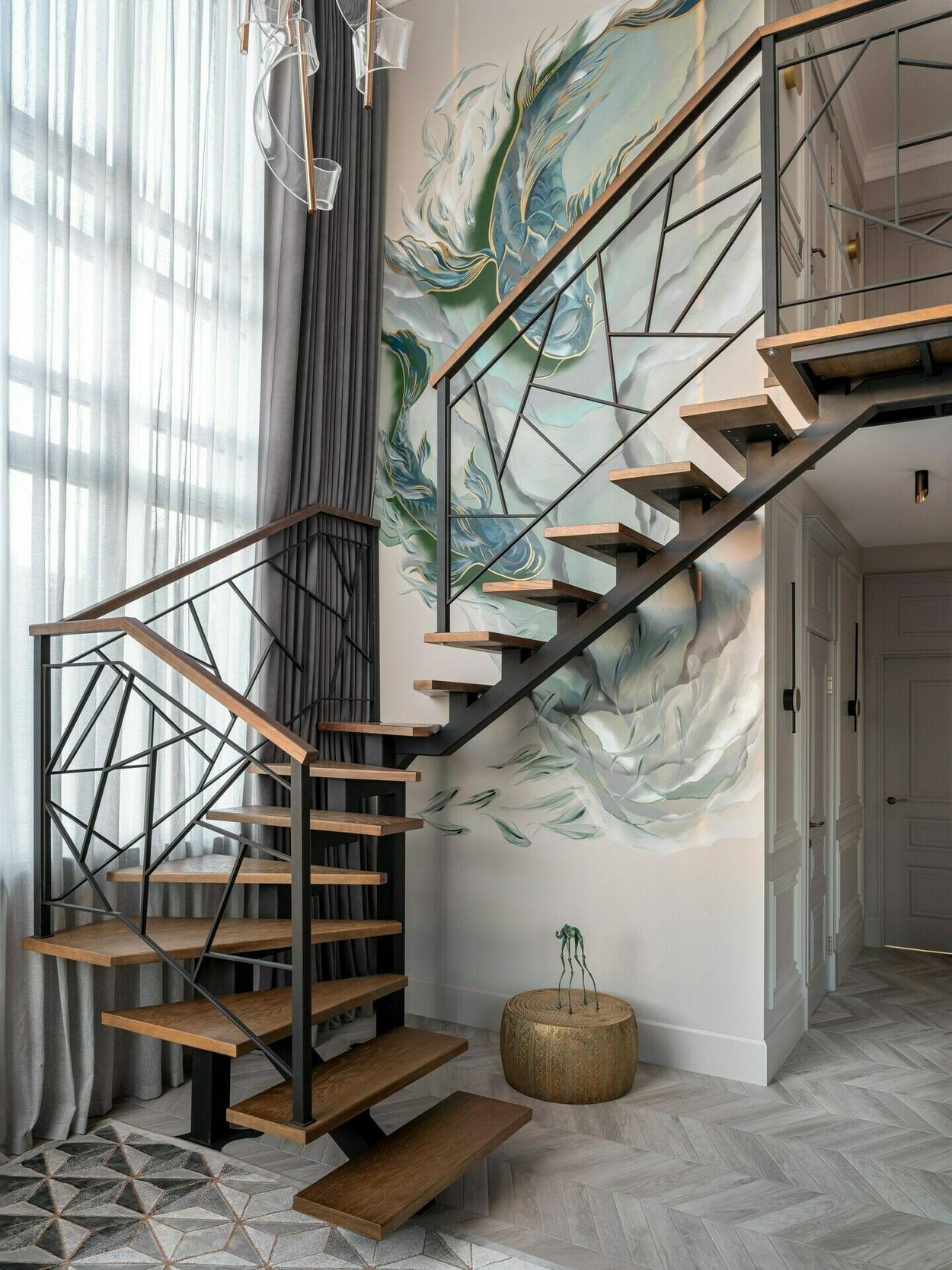 Négy szoba, két szint, több stílus: lakás, ahol a klasszikus részletek és a modern funkcionalitás találkoznak Négy szoba, két szint, több stílus: lakás, ahol a klasszikus részletek és a modern funkcionalitás találkoznak