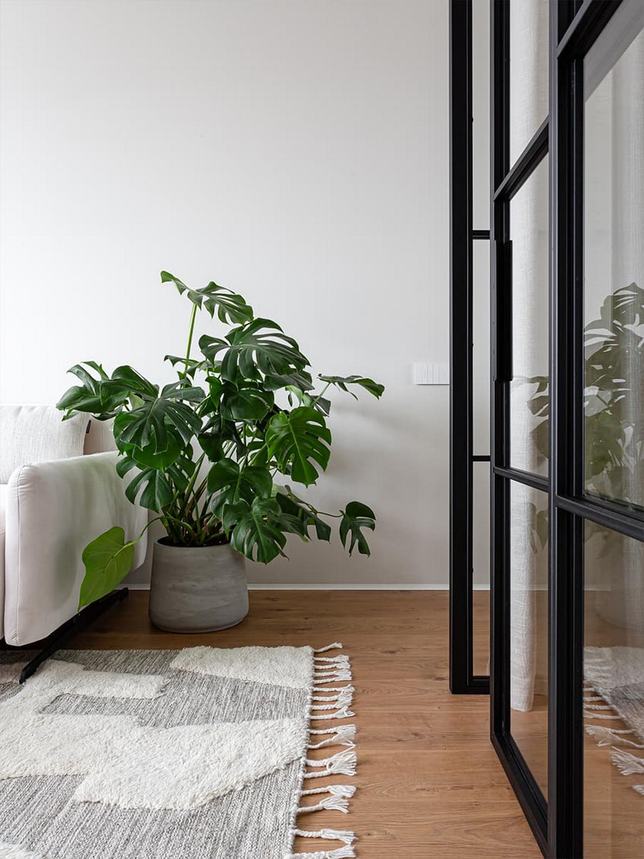 Pasztell zöld, fa reluxa és üvegfal: fiatal pár könnyed egyszerűséggel berendezett kis otthona Pasztell zöld, fa reluxa és üvegfal: fiatal pár könnyed egyszerűséggel berendezett kis otthona