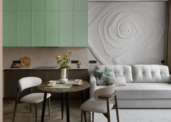 Sok szép és érdekes faldekoráció anya és fia felújított otthonában