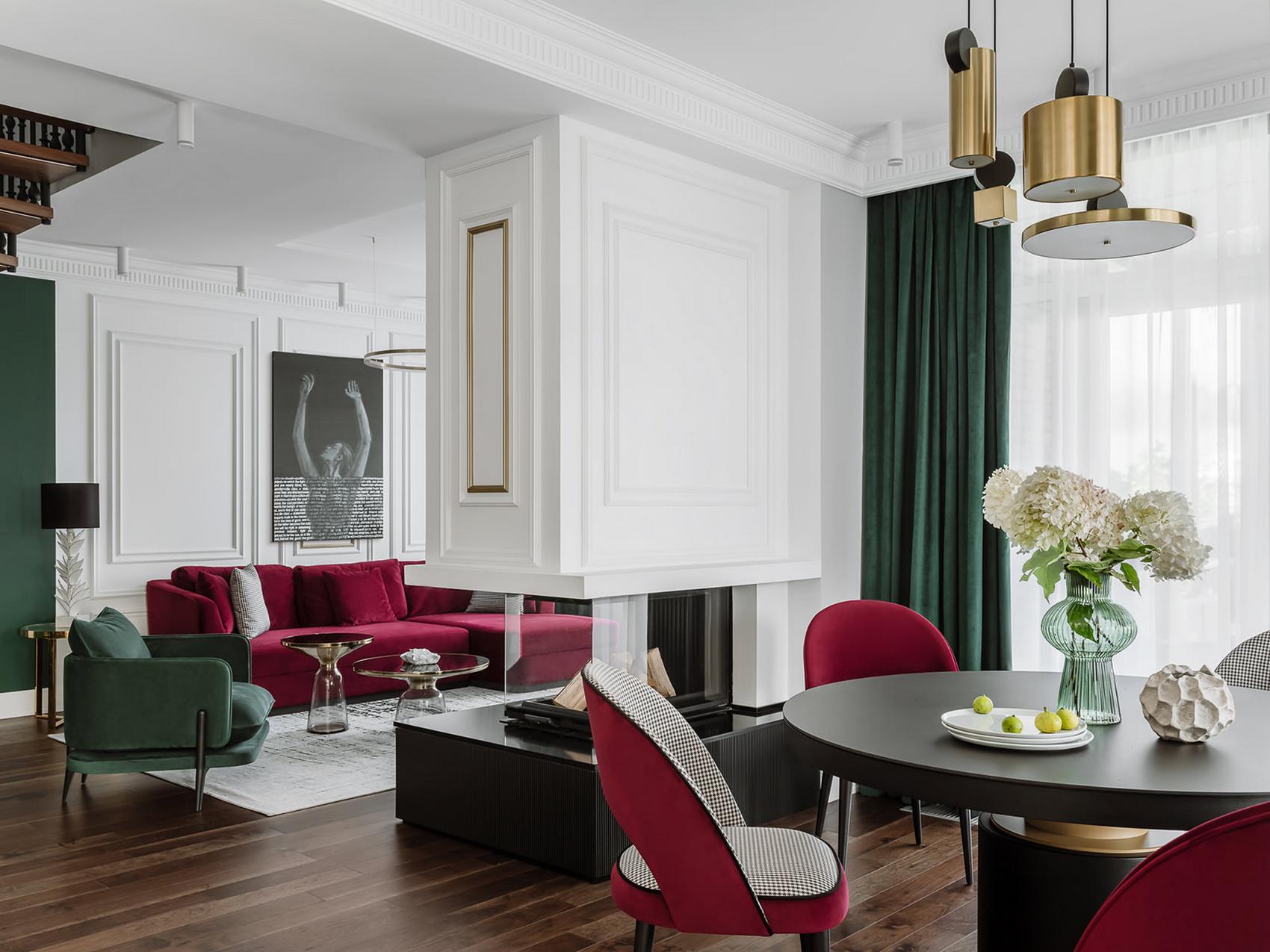 Vidéki ház színes, modern klasszikus berendezése: háromgyermekes család szép otthona Vidéki ház színes, modern klasszikus berendezése: háromgyermekes család szép otthona