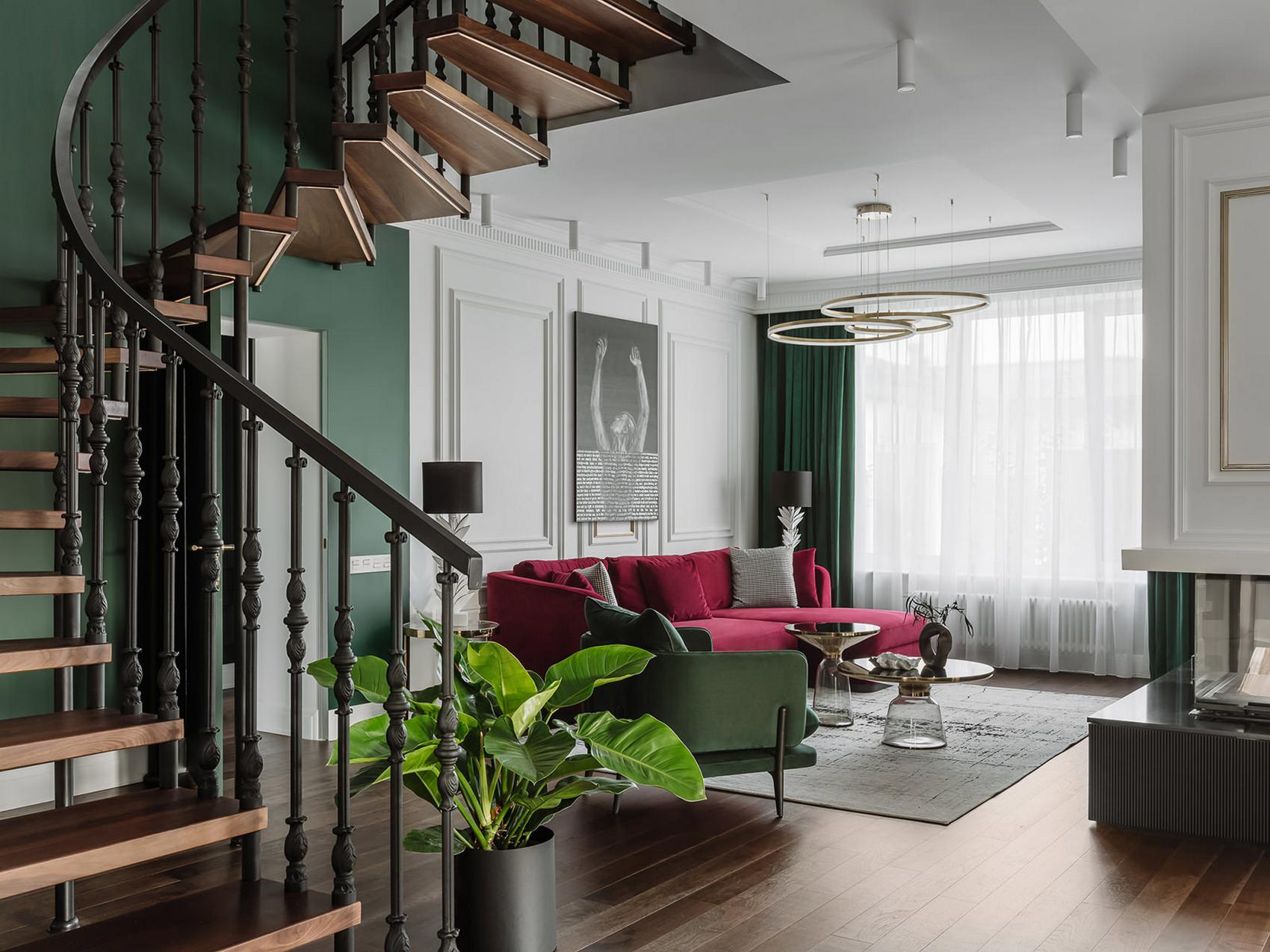 Vidéki ház színes, modern klasszikus berendezése: háromgyermekes család szép otthona Vidéki ház színes, modern klasszikus berendezése: háromgyermekes család szép otthona