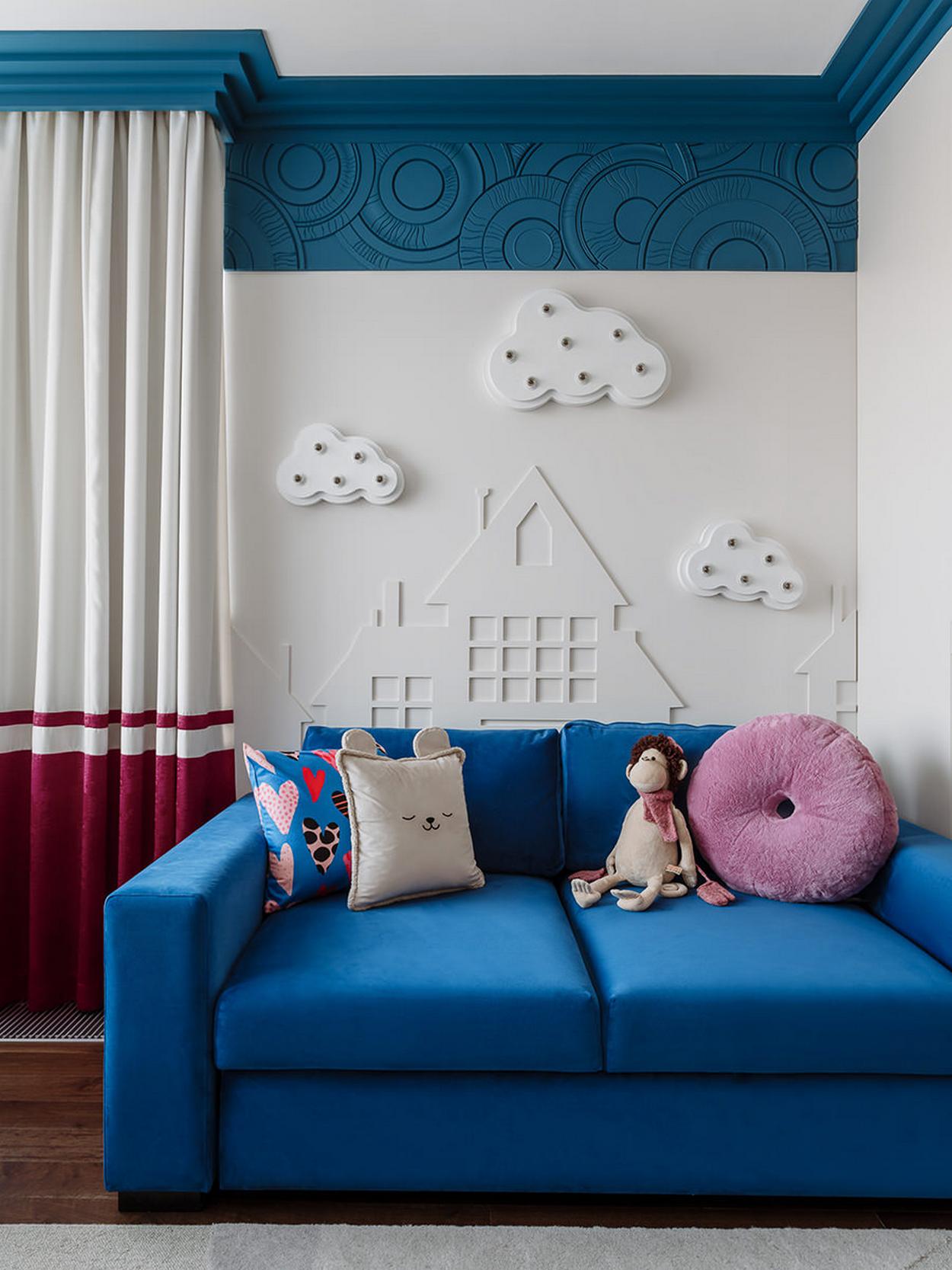 Vidéki ház színes, modern klasszikus berendezése: háromgyermekes család szép otthona Vidéki ház színes, modern klasszikus berendezése: háromgyermekes család szép otthona