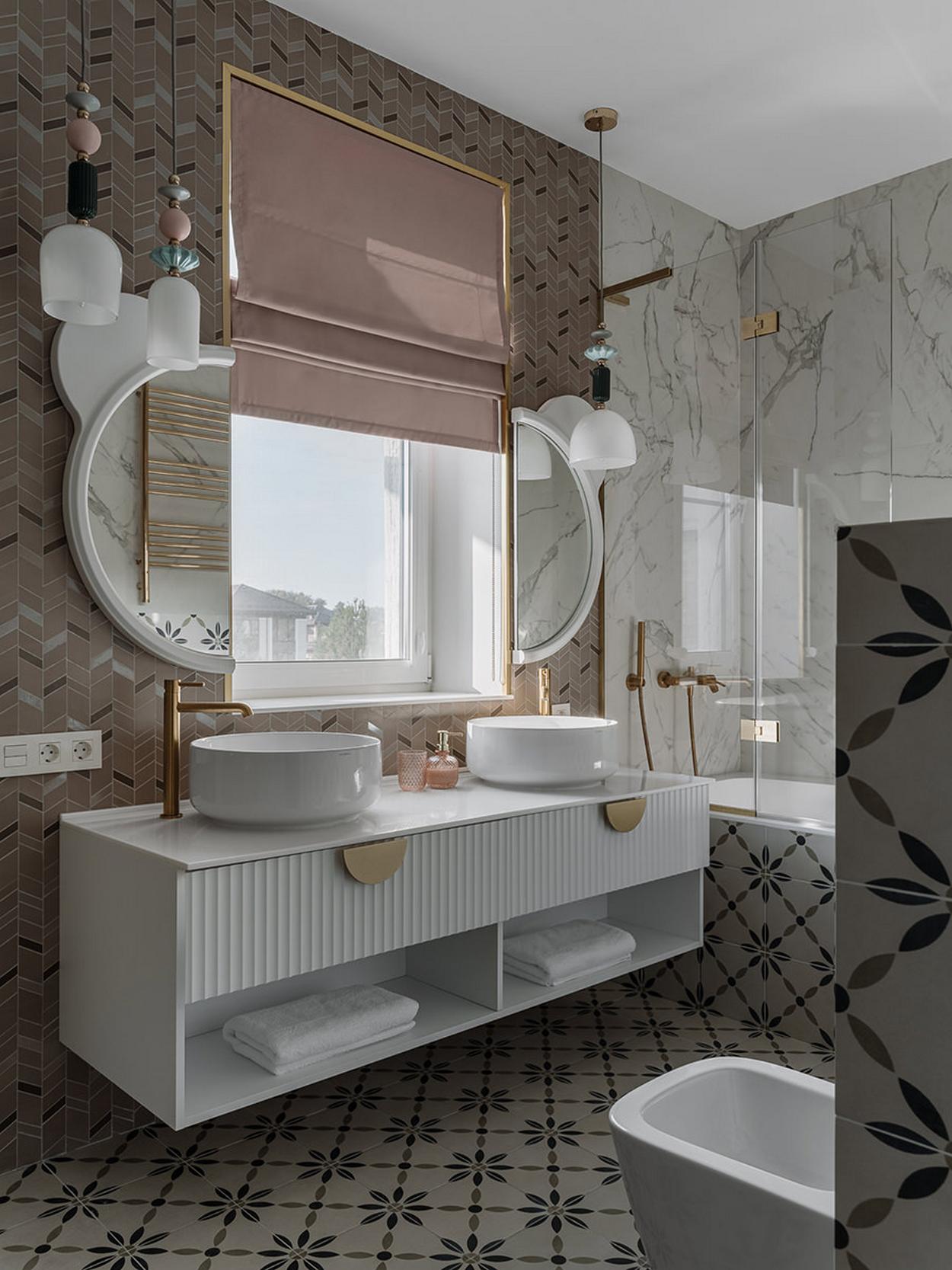 Vidéki ház színes, modern klasszikus berendezése: háromgyermekes család szép otthona Vidéki ház színes, modern klasszikus berendezése: háromgyermekes család szép otthona