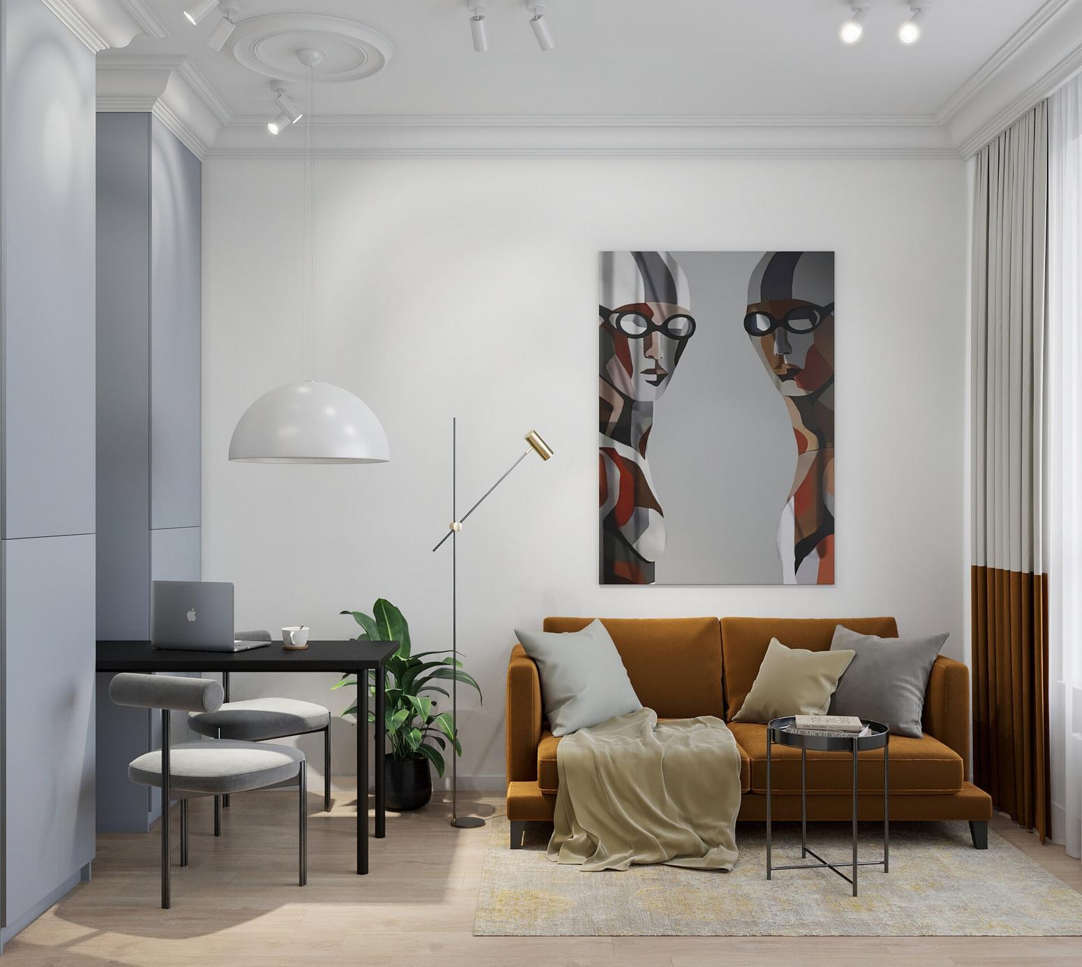 Egyedül élő, középkorú nő szépen berendezett lakása: romantikus, eklektikus enteriőr Egyedül élő, középkorú nő szépen berendezett lakása: romantikus, eklektikus enteriőr