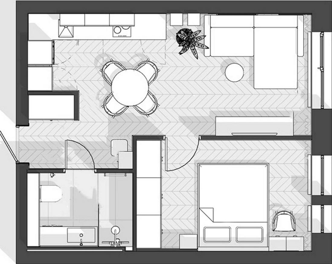 Így hozhatsz létre divatos, de visszafogott enteriőrt kis lakásban Így hozhatsz létre divatos, de visszafogott enteriőrt kis lakásban