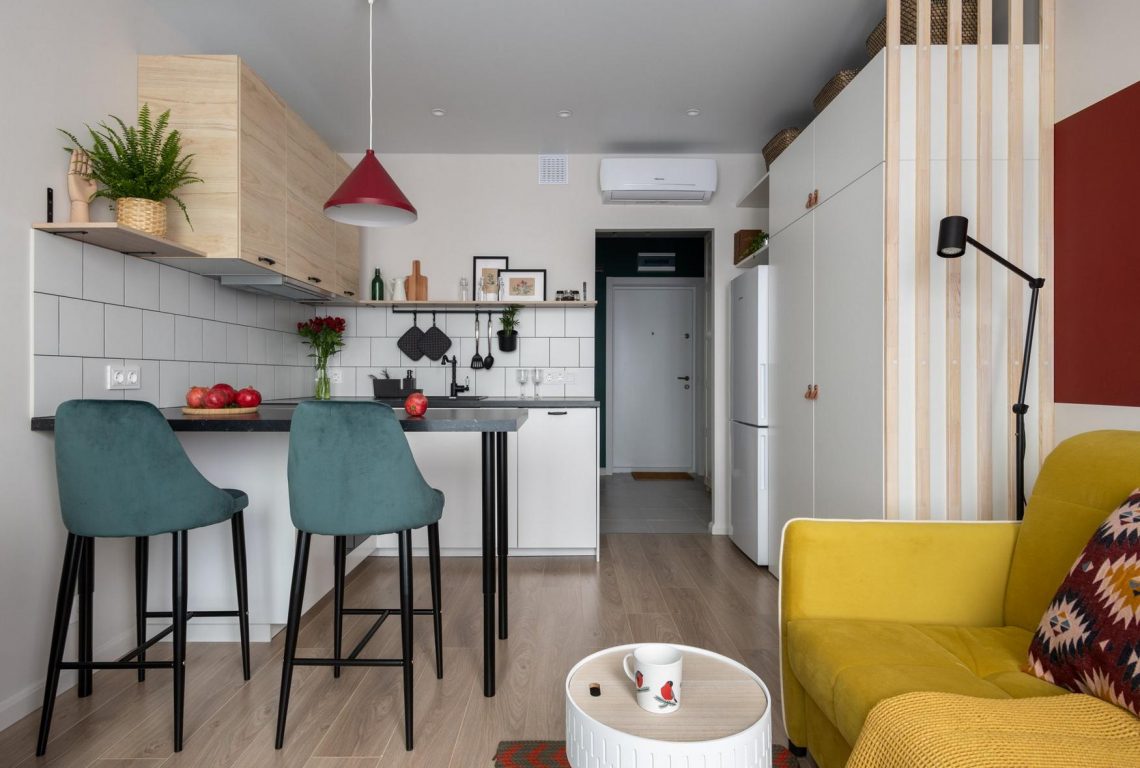 Remek kislakás csak olcsó megoldásokkal és kész bútorokkal