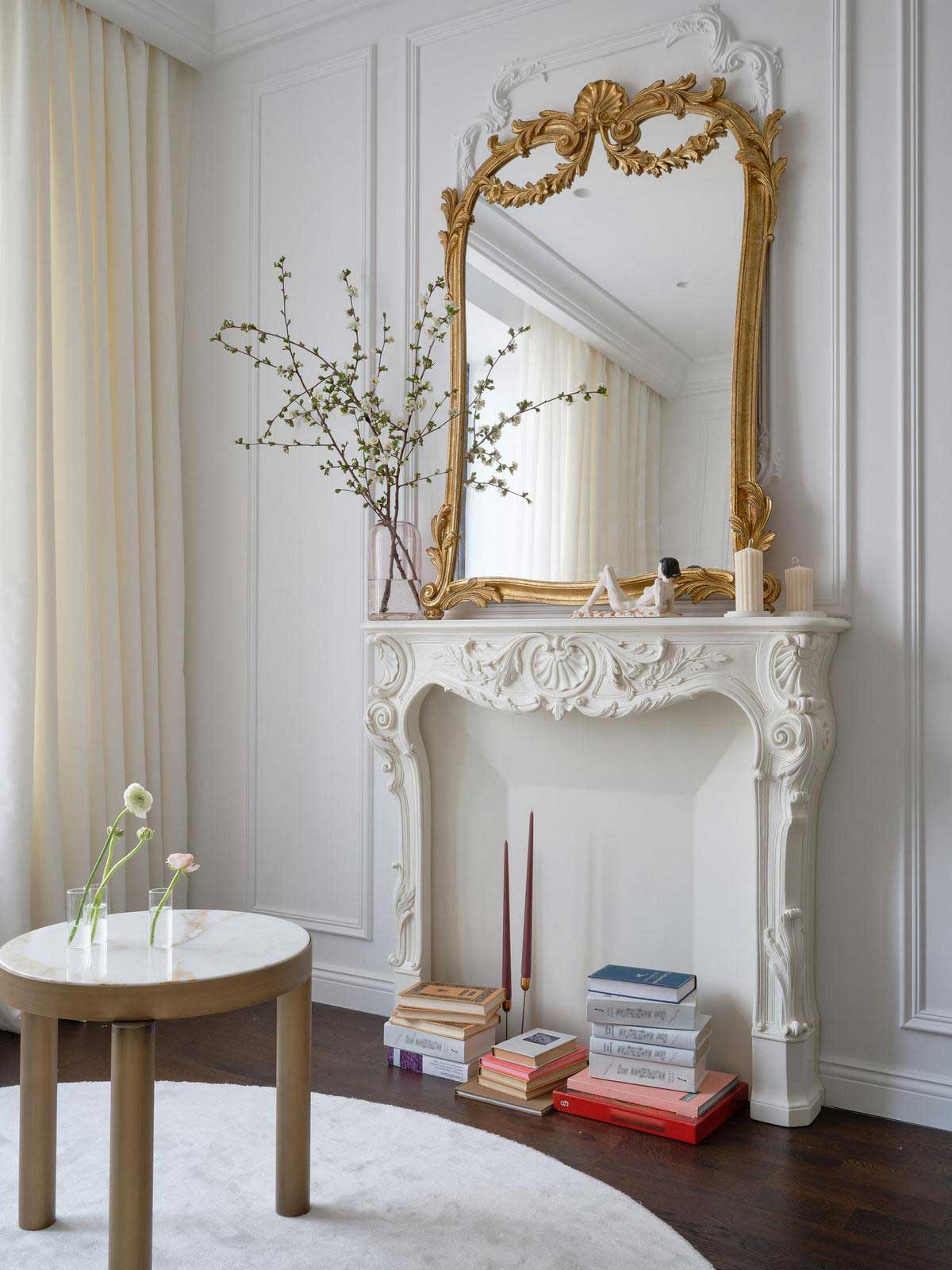 Kortárs és klasszikus elemek egy finoman nőisre hangolt 47m2-es lakásban Kortárs és klasszikus elemek egy finoman nőisre hangolt 47m2-es lakásban