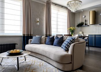 Kortárs klasszikus enteriőr art déco részletekkel