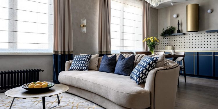 Kortárs klasszikus enteriőr art déco részletekkel