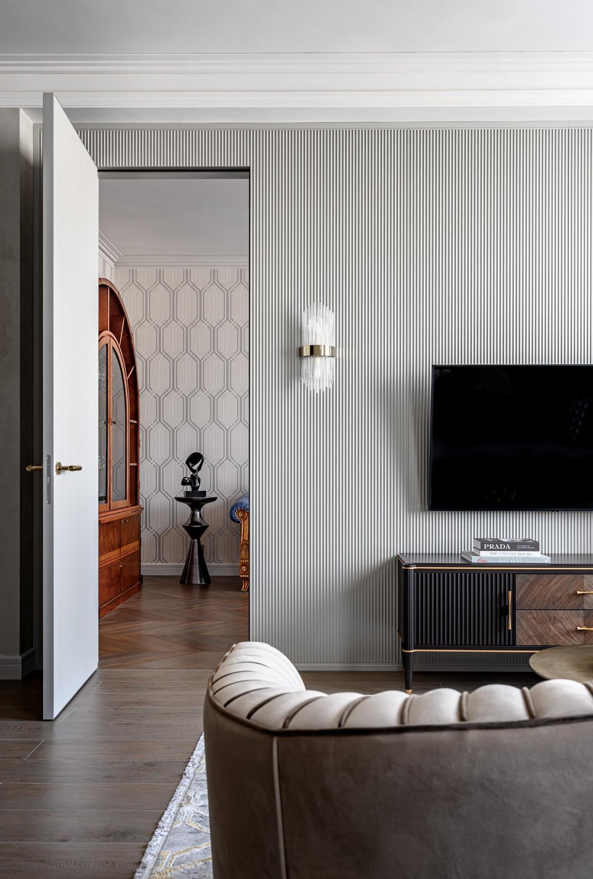 Kortárs klasszikus enteriőr art déco részletekkel