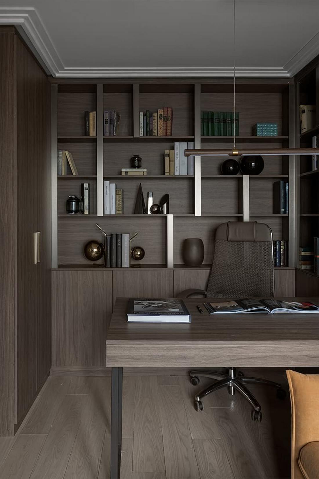 Lágy formák és bársonyos textúrák család finoman színes lakásában