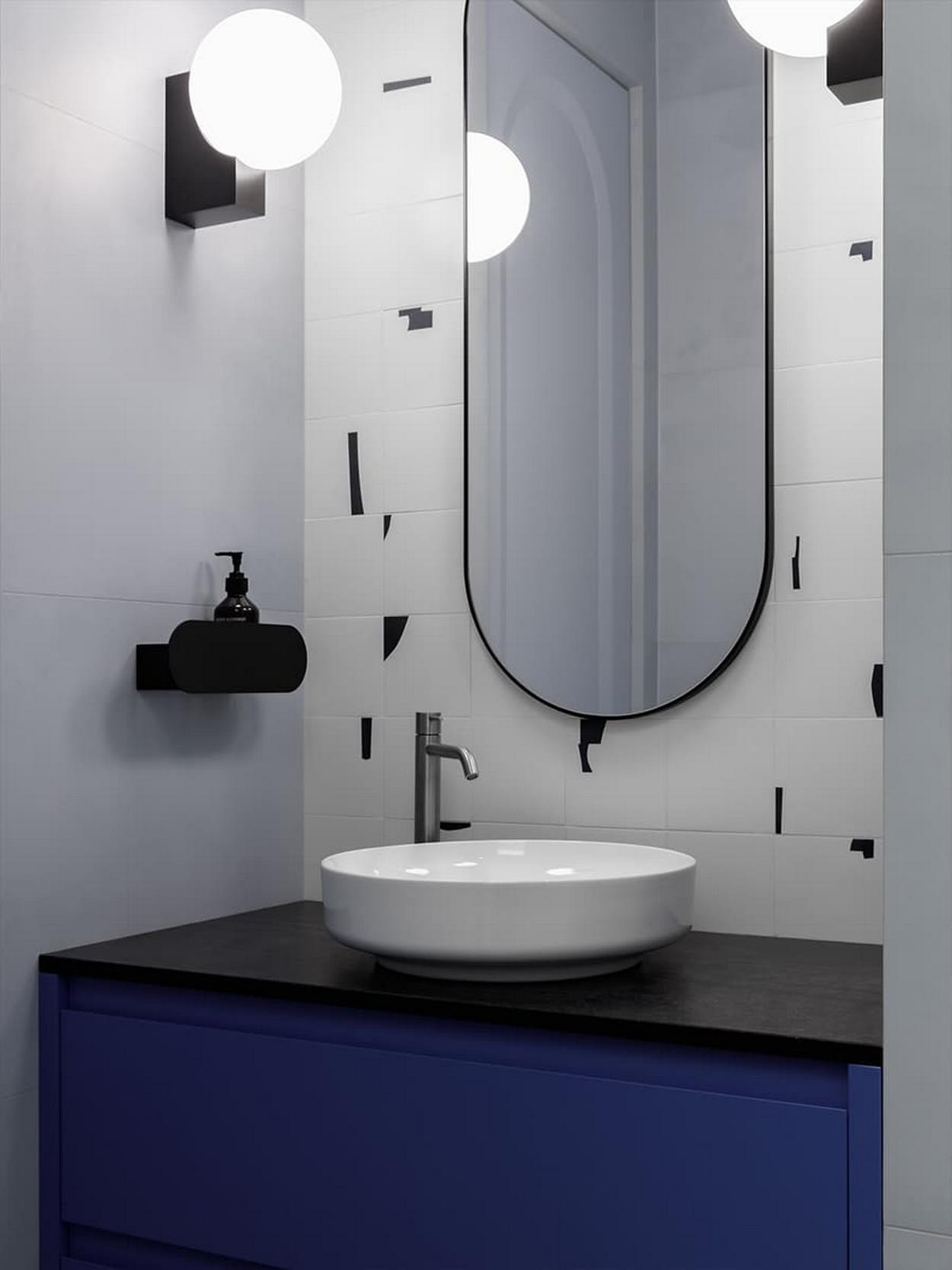 Lakásdekoráció gyönyörű mély színekkel középkorú házaspár otthonában Lakásdekoráció gyönyörű mély színekkel középkorú házaspár otthonában