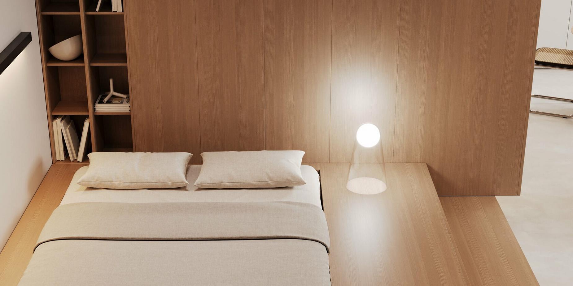 Maximális kényelem minimalista stílusban berendezett kis lakásban