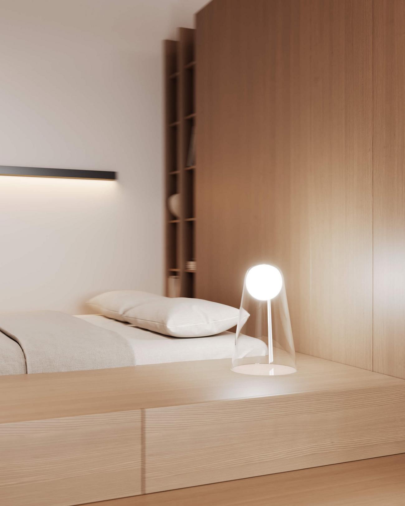 Maximális kényelem minimalista stílusban berendezett kis lakásban