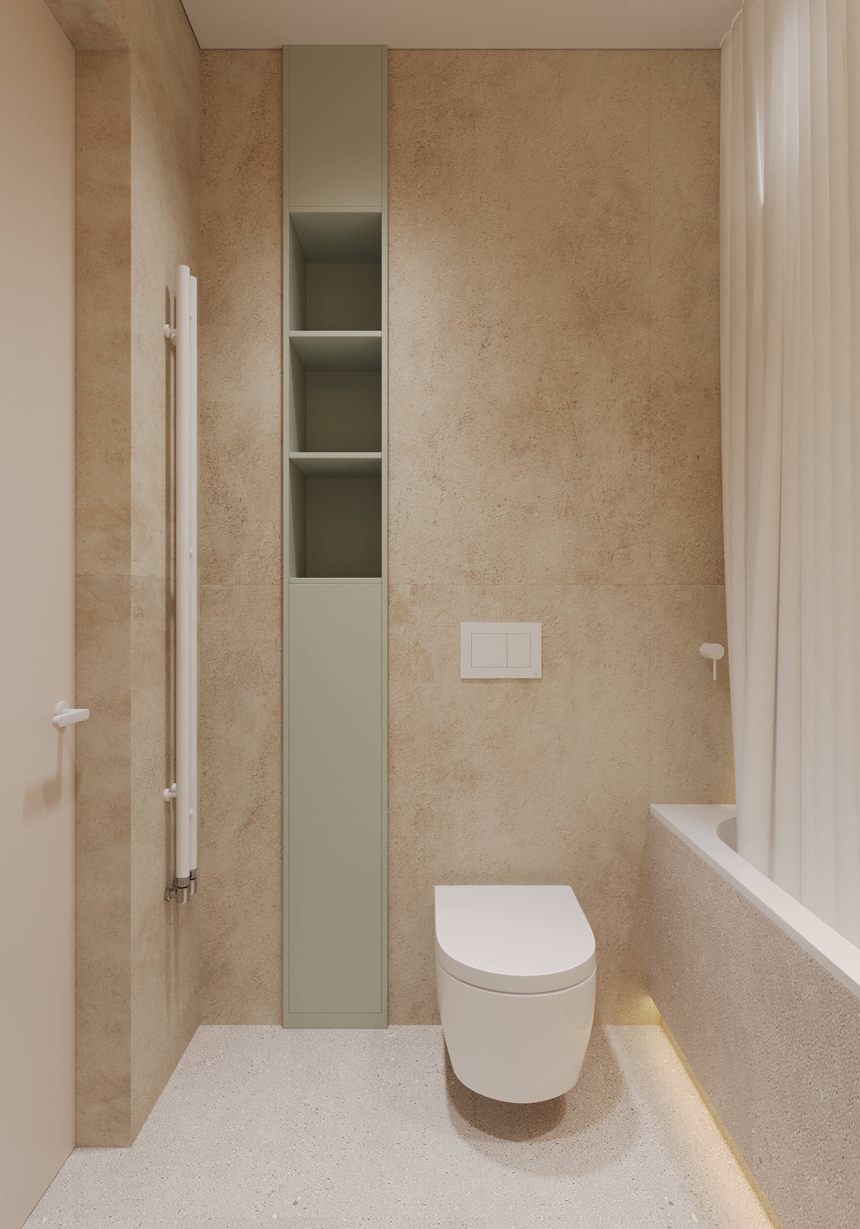 Maximális kényelem minimalista stílusban berendezett kis lakásban