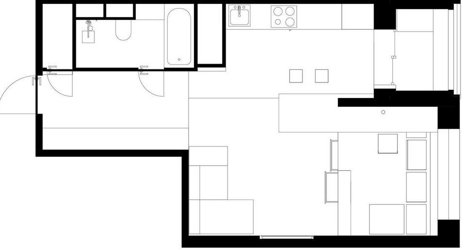 Minimalista garzon: fiatal IT szakember otthona felesleges részletek nélkül Minimalista garzon: fiatal IT szakember otthona felesleges részletek nélkül