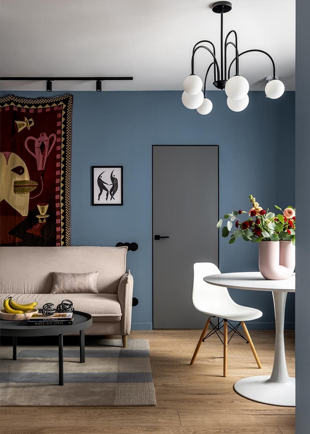 Modern kényelem trendi megoldásokkal, skandináv stílus és egy kis franciás báj 54m2-en Modern kényelem trendi megoldásokkal, skandináv stílus és egy kis franciás báj 54m2-en