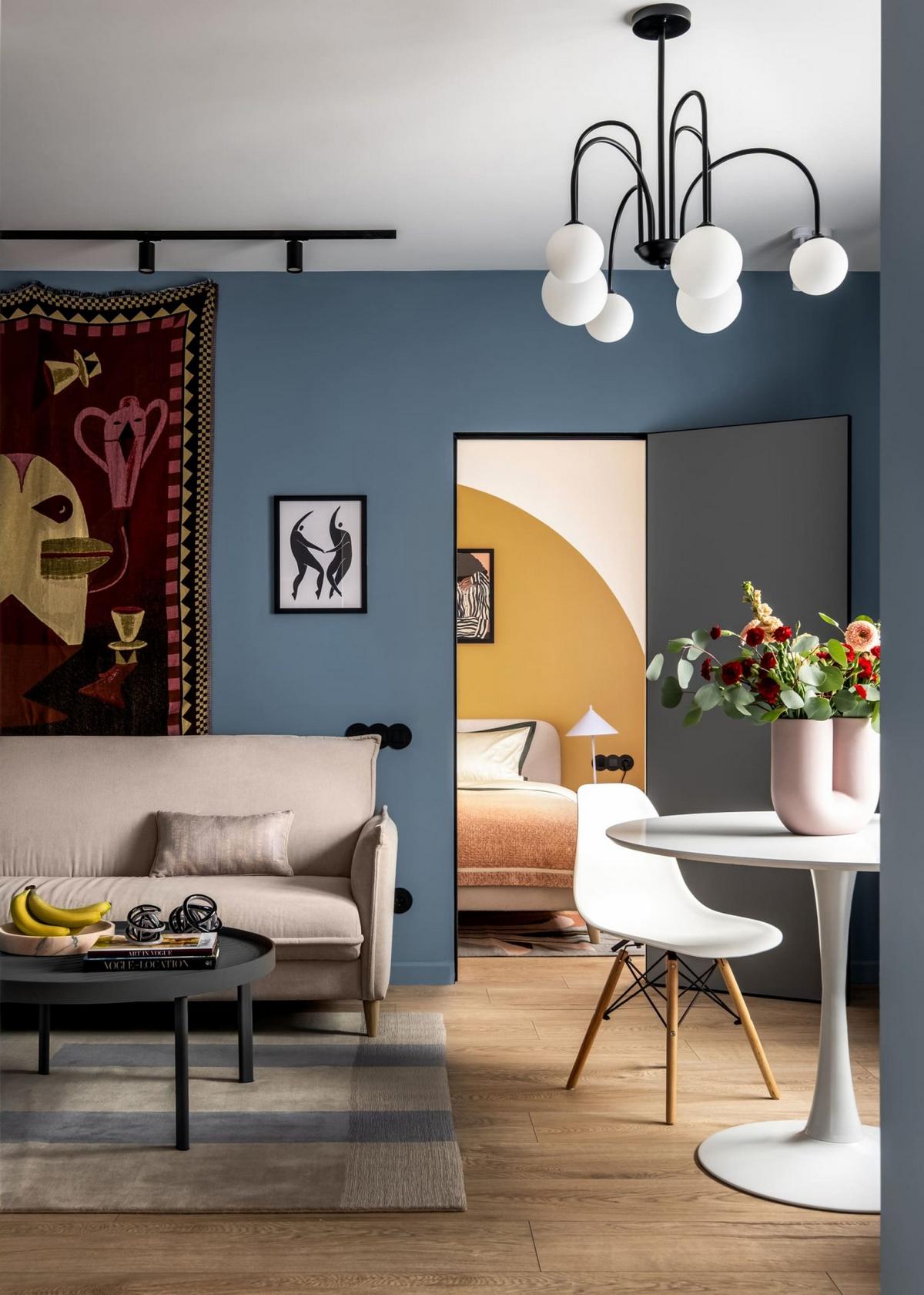 Modern kényelem trendi megoldásokkal, skandináv stílus és egy kis franciás báj 54m2-en Modern kényelem trendi megoldásokkal, skandináv stílus és egy kis franciás báj 54m2-en