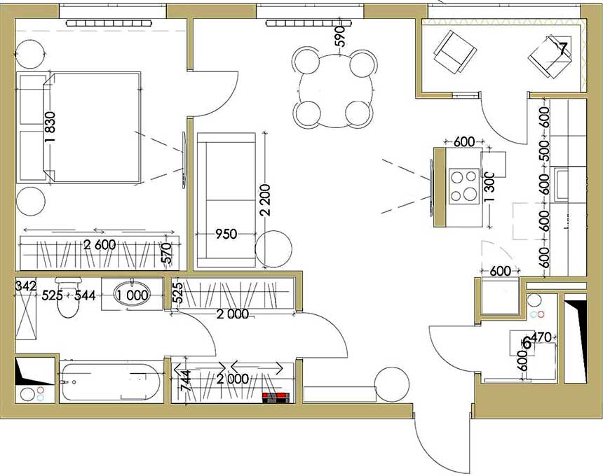 Modern kényelem trendi megoldásokkal, skandináv stílus és egy kis franciás báj 54m2-en Modern kényelem trendi megoldásokkal, skandináv stílus és egy kis franciás báj 54m2-en