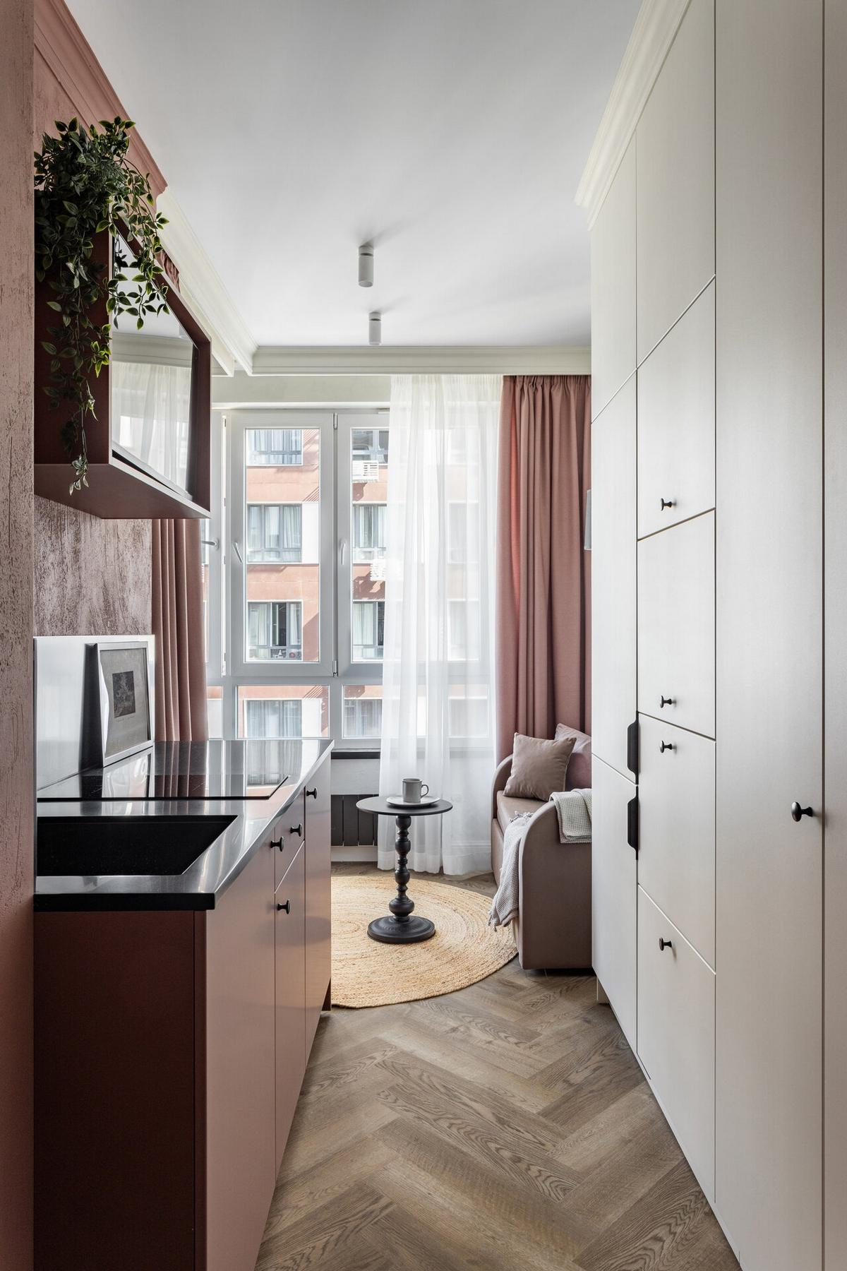 Diáklánynak kialakított szobányi otthon - mini lakás 18m2 Diáklánynak kialakított szobányi otthon - mini lakás 18m2