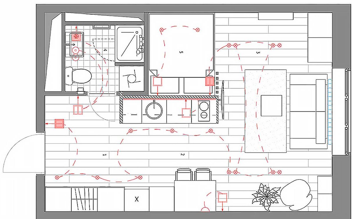A szülőktől kapott apró lakás kreatív, fiatalos, jól használható otthonná alakult át