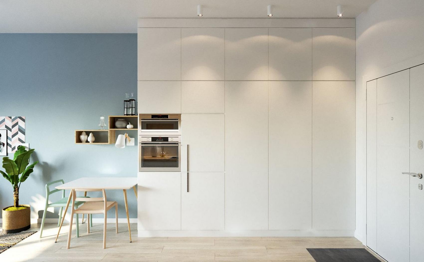 A szülőktől kapott apró lakás kreatív, fiatalos, jól használható otthonná alakult át