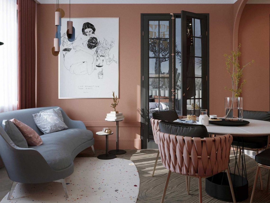 Csak 28 m²: így született egy egyedi kétszobás otthon