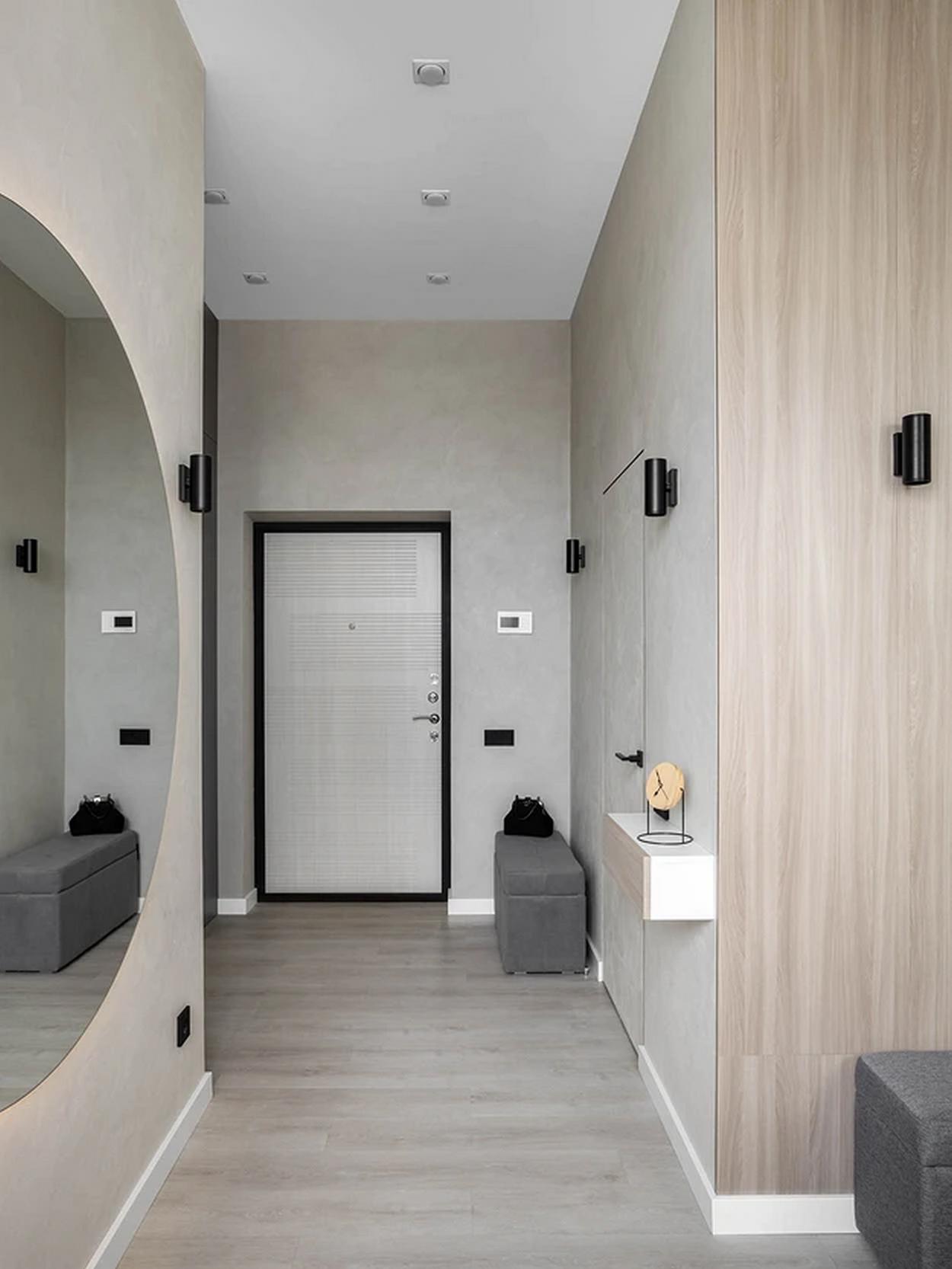 Minimalista enteriőr izgalmas megoldásokkal, kis penthouse Minimalista enteriőr izgalmas megoldásokkal, kis penthouse