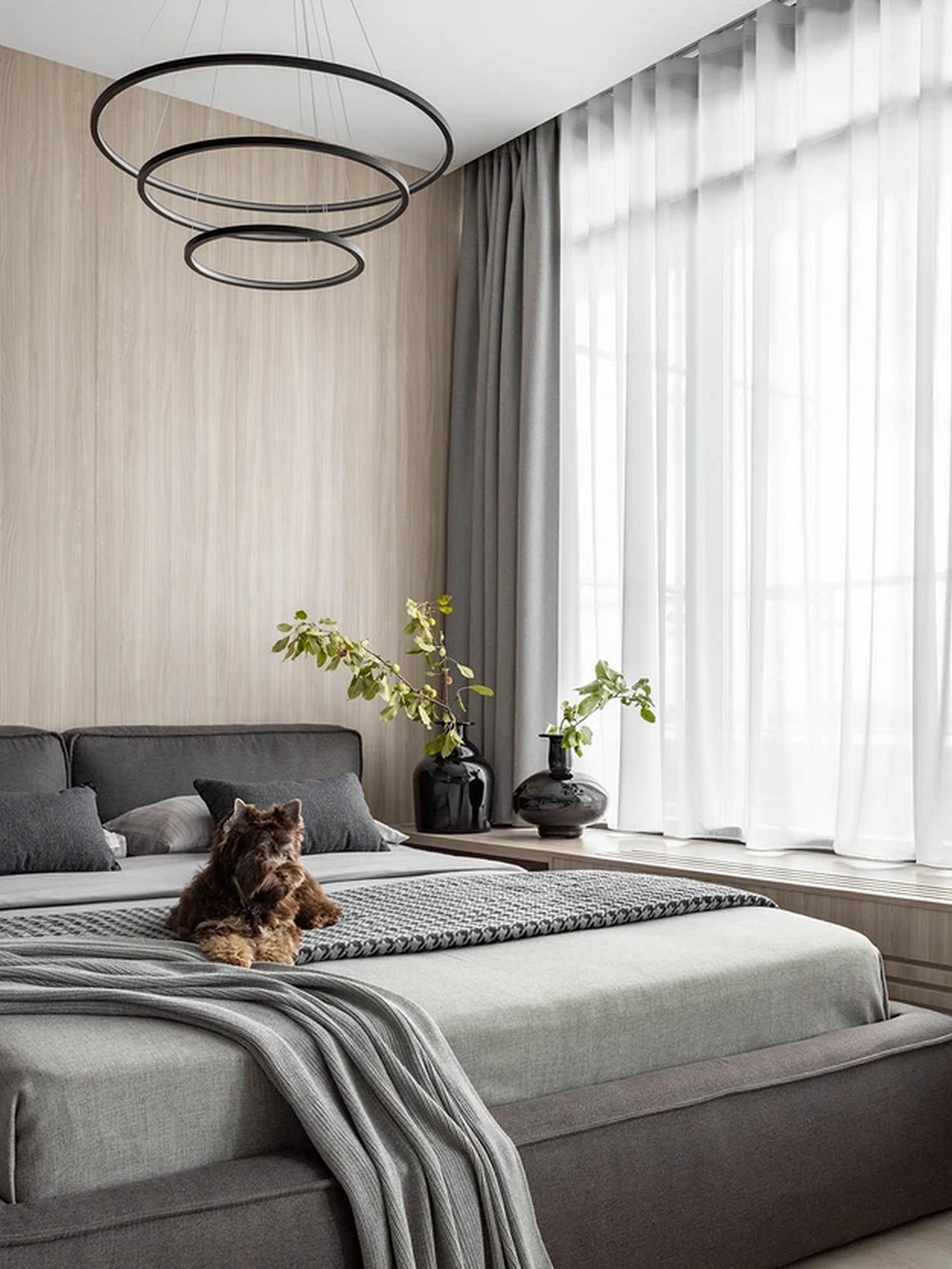 Minimalista enteriőr izgalmas megoldásokkal, kis penthouse Minimalista enteriőr izgalmas megoldásokkal, kis penthouse