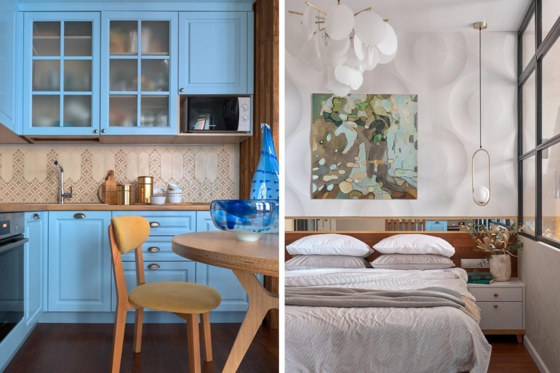 6 elleshető dizájn megoldás egy izgalmasan berendezett, 35 m²-es lakásban