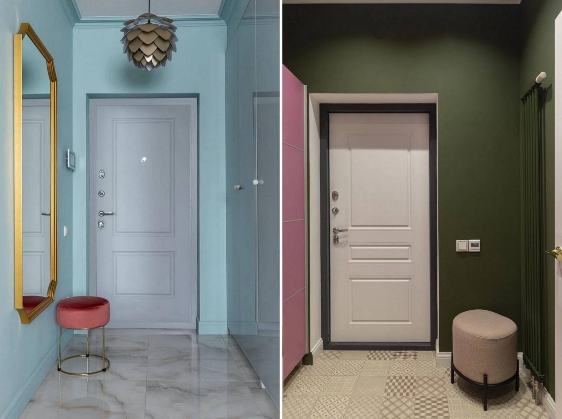 Élénk színnel díszítenéd az előszobát? Hat remek tipp és példa lakberendezők munkáiból