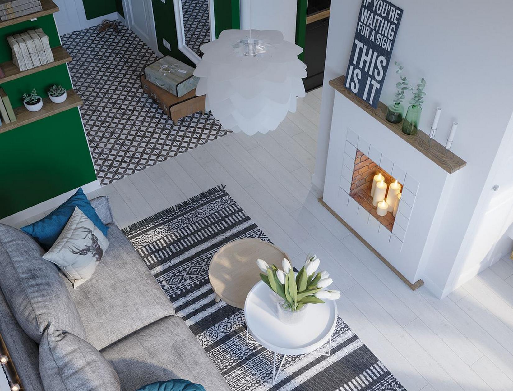 Első lakásnak tökéletes: 25 éves lány bájosan és praktikusan berendezett otthona