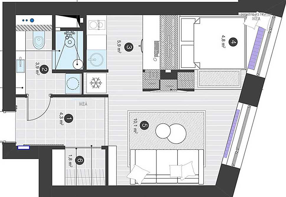 Első lakásnak tökéletes: 25 éves lány bájosan és praktikusan berendezett otthona