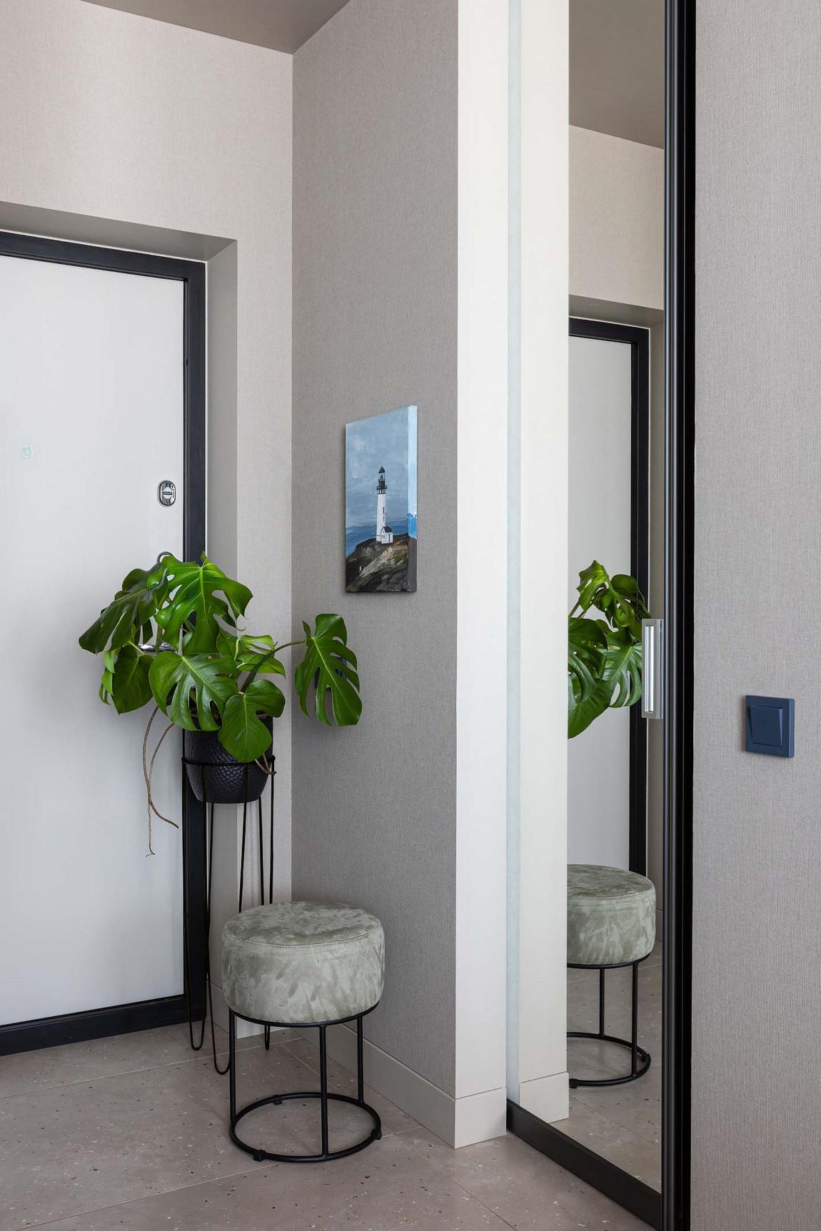 Falak nélkül átvett üres tér berendezése lakóparkban: fiatal pár lakása Falak nélkül átvett üres tér berendezése lakóparkban: fiatal pár lakása