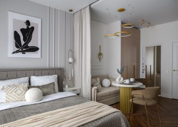 Fotogén és átgondolt: 30 m²-es lakás varázslatos enteriőrrel