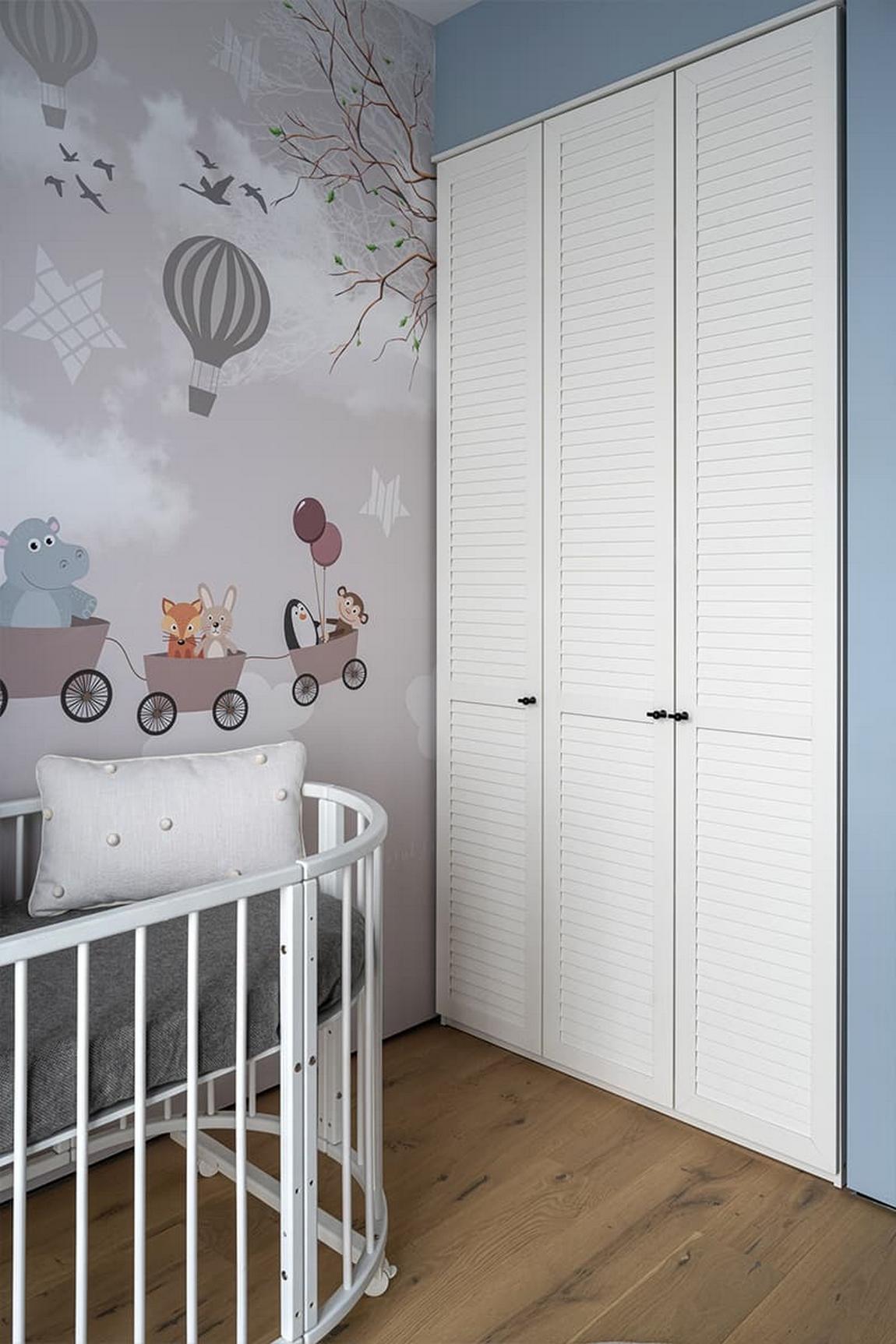 Gyerekszoba kellett a pár 54 m2-es lakásában, átépítésre volt szükség Gyerekszoba kellett a pár 54 m2-es lakásában, átépítésre volt szükség