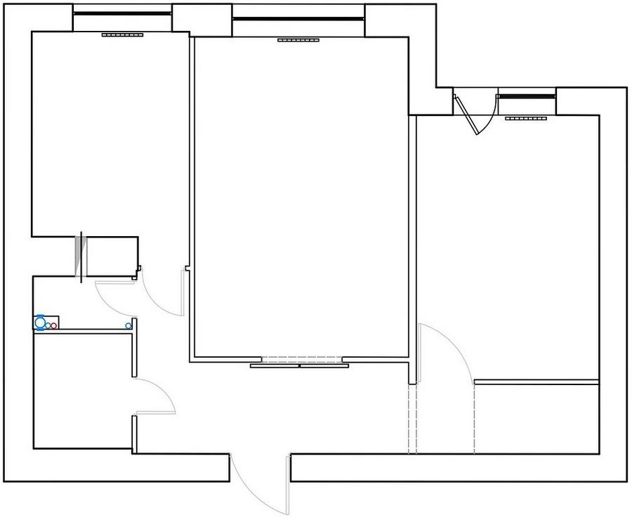 Megújult a családi fészek: szülei lakását újította fel a férfi, átalakításokkal - 52 m²