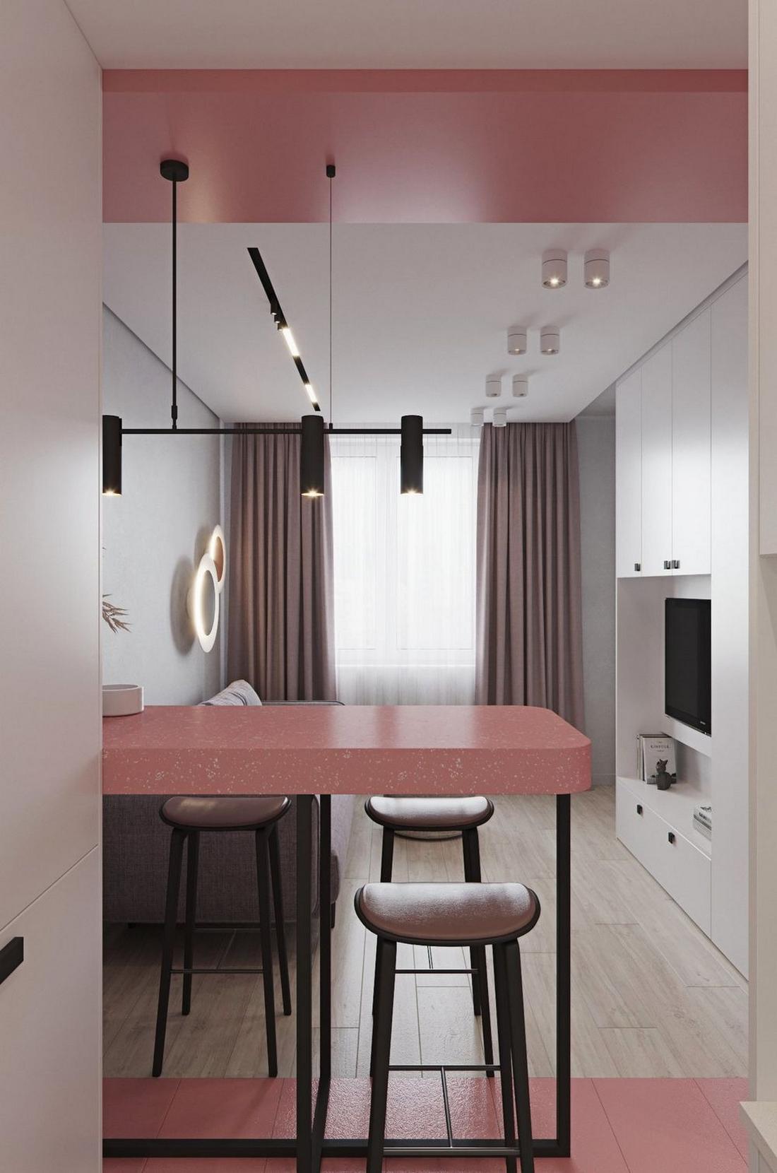 Nem mindennapi berendezés fiatal pár 33 m2-es lakásában. Hogy fért el minden?