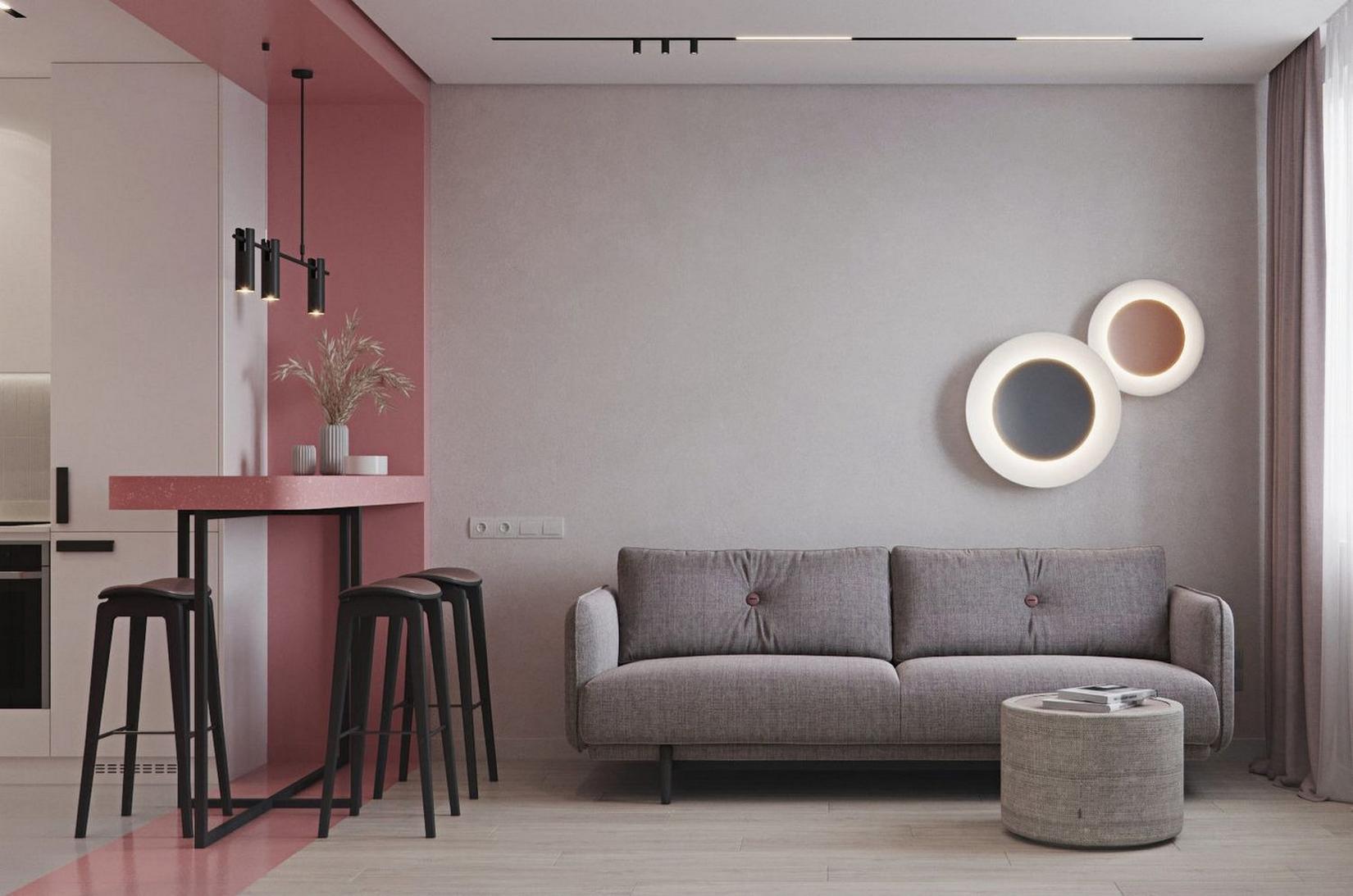 Nem mindennapi berendezés fiatal pár 33 m2-es lakásában. Hogy fért el minden?