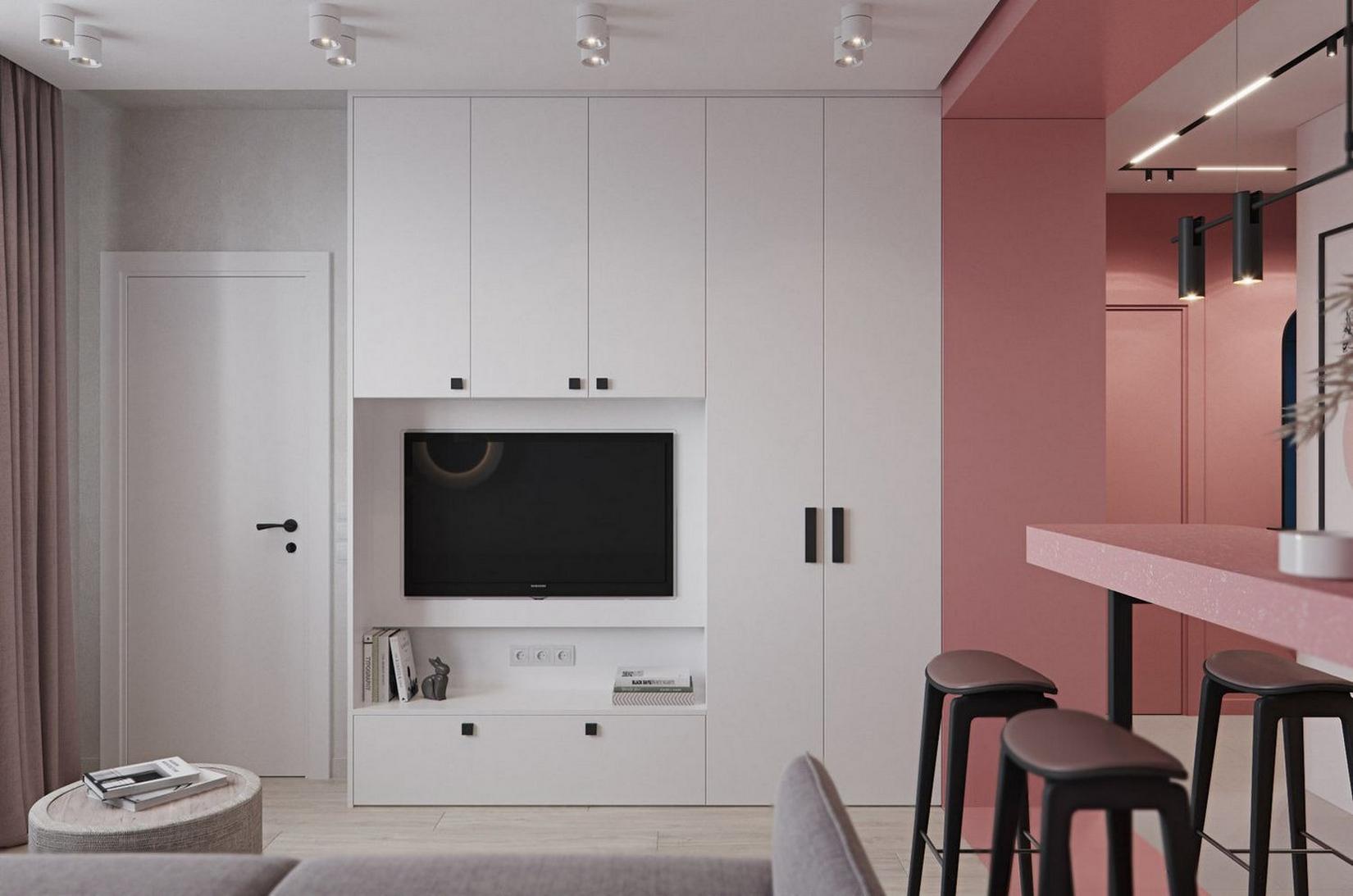 Nem mindennapi berendezés fiatal pár 33 m2-es lakásában. Hogy fért el minden?