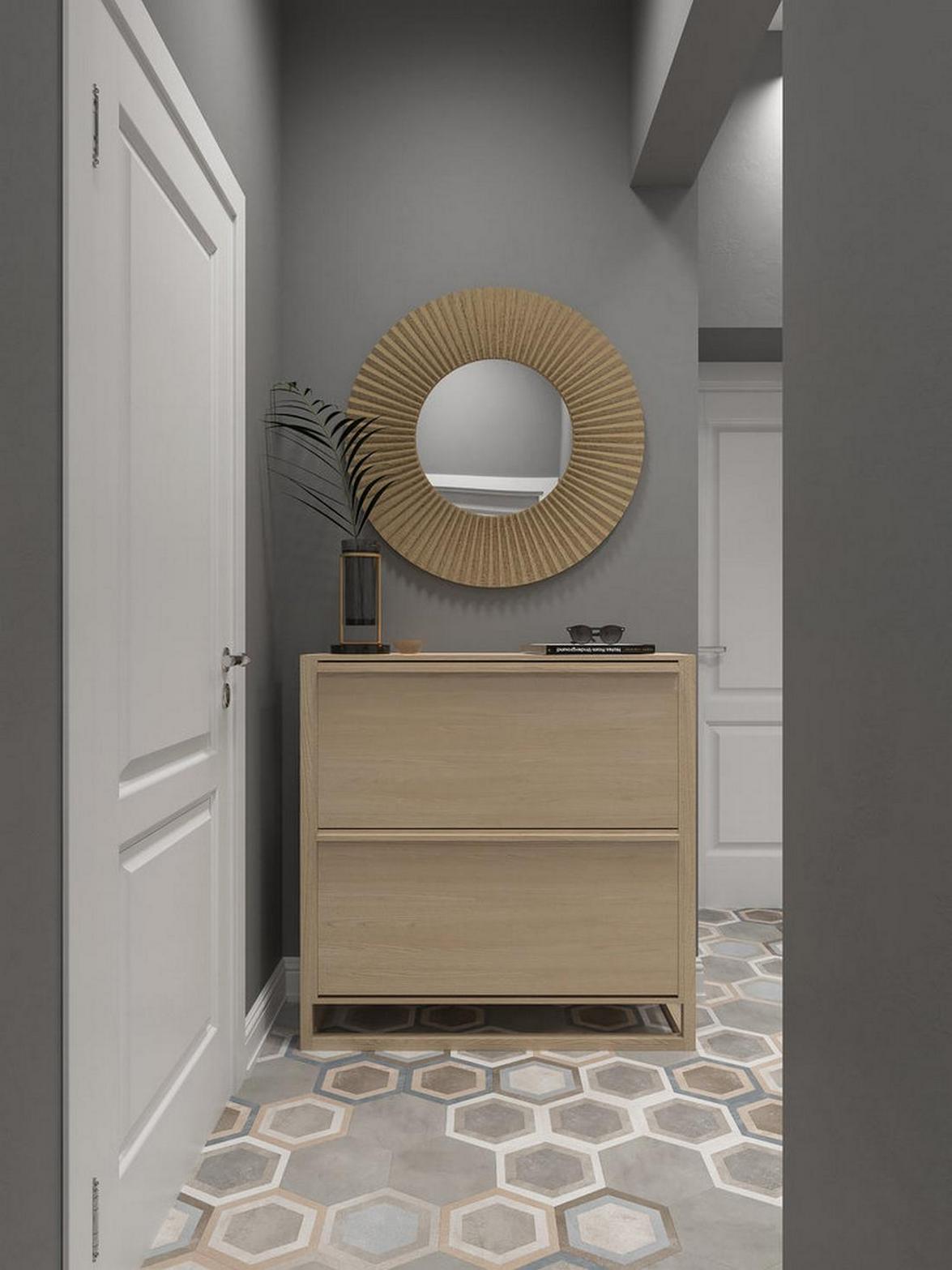 Nincs gyerekszoba egy kétszobás lakásban? Így bővítette a funkciókat a tervező 58m2-en Nincs gyerekszoba egy kétszobás lakásban? Így bővítette a funkciókat a tervező 58m2-en