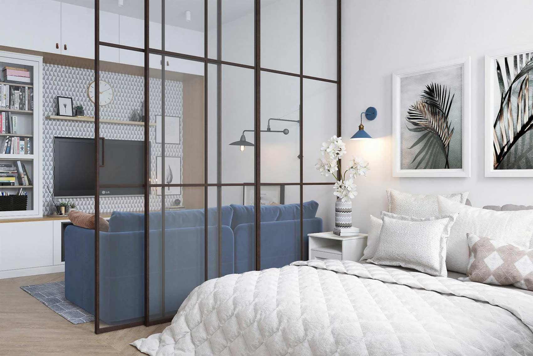 Nincs gyerekszoba egy kétszobás lakásban? Így bővítette a funkciókat a tervező 58m2-en Nincs gyerekszoba egy kétszobás lakásban? Így bővítette a funkciókat a tervező 58m2-en