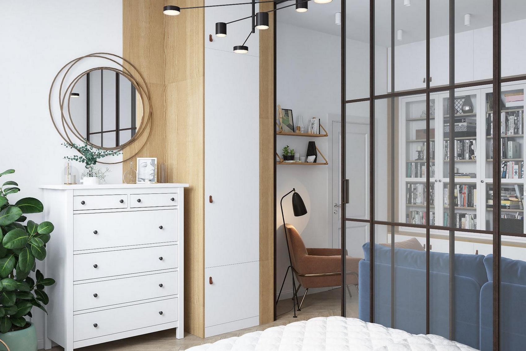 Nincs gyerekszoba egy kétszobás lakásban? Így bővítette a funkciókat a tervező 58m2-en Nincs gyerekszoba egy kétszobás lakásban? Így bővítette a funkciókat a tervező 58m2-en