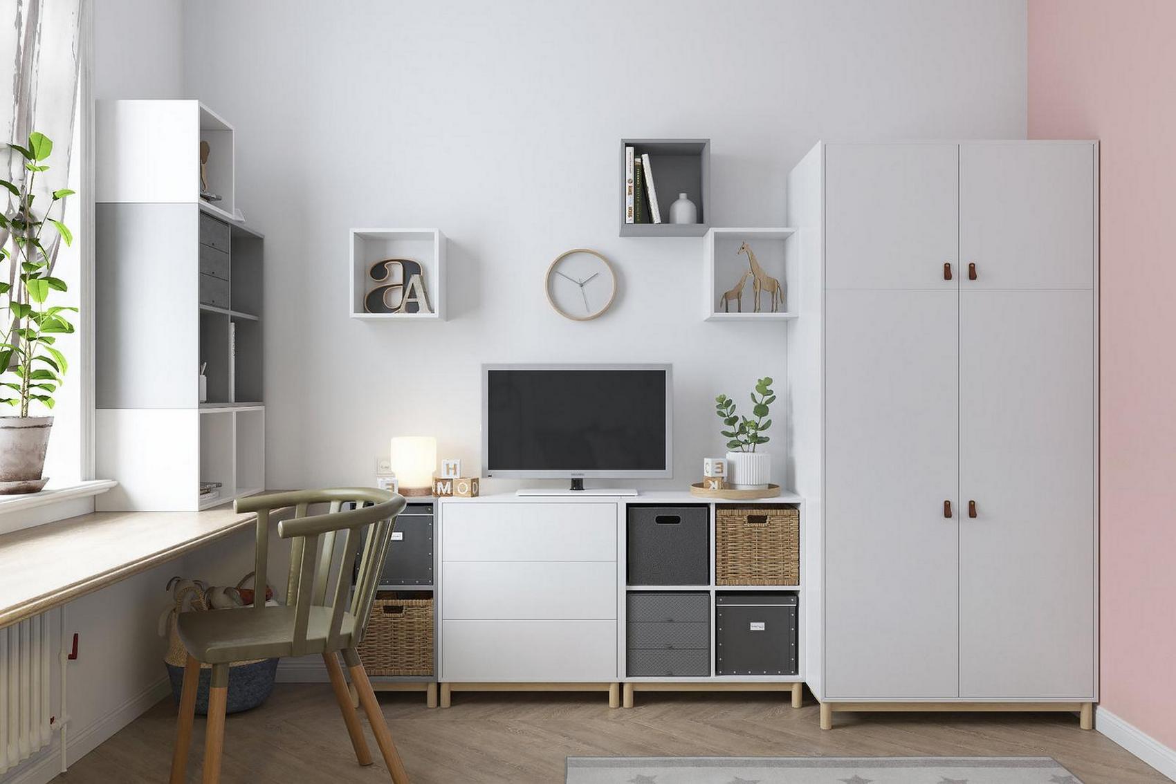 Nincs gyerekszoba egy kétszobás lakásban? Így bővítette a funkciókat a tervező 58m2-en Nincs gyerekszoba egy kétszobás lakásban? Így bővítette a funkciókat a tervező 58m2-en